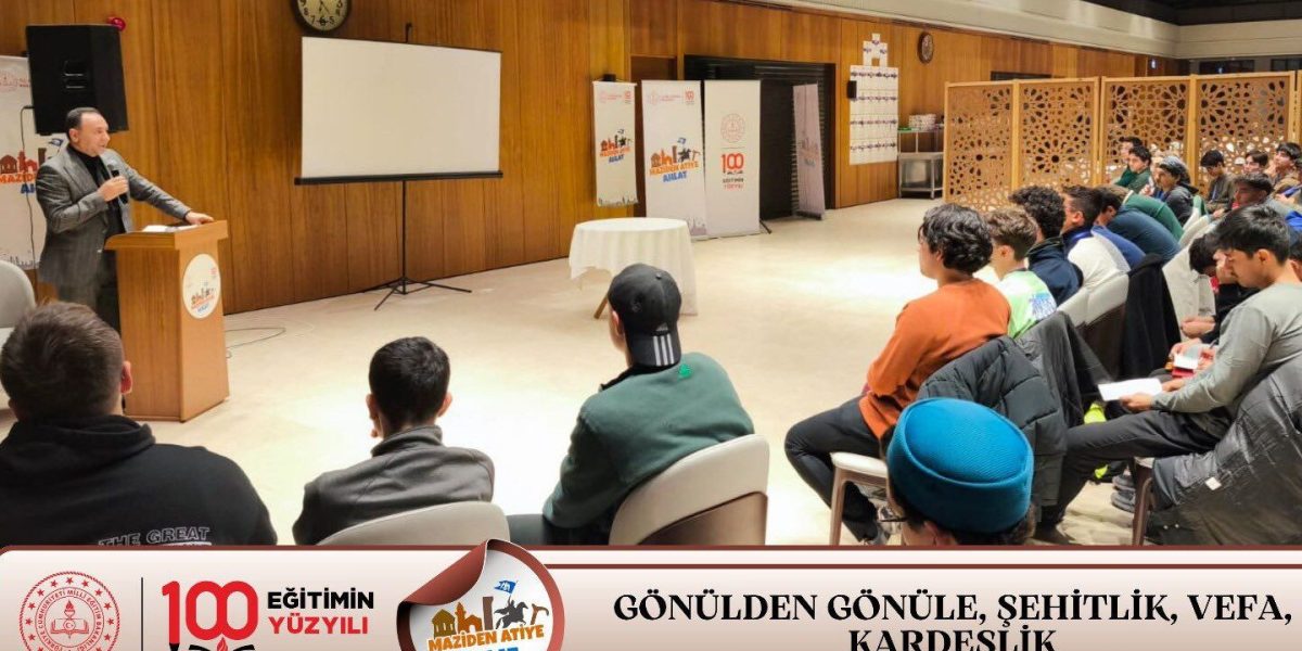 Genel Başkanımız Kutbettin Ömeroğlu, “Maziden Atiye” Programı Ahlat’ta Gençlerle Buluştu.