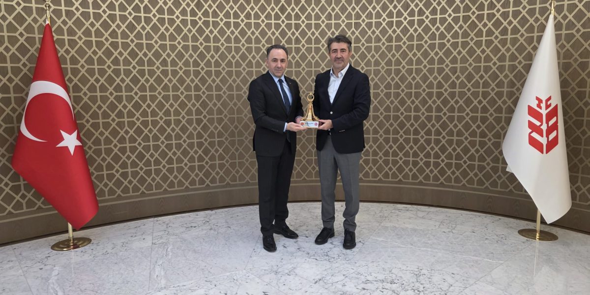 Ziraat Bankası Genel Müdürü Sayın Alpaslan ÇAKAR’ı makamında ziyaret