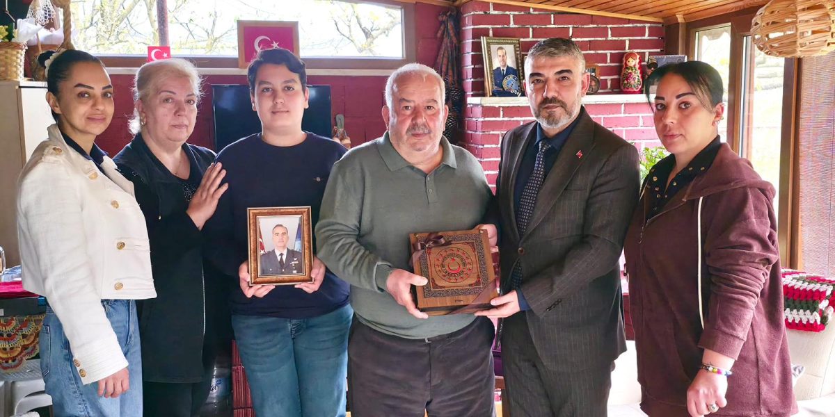 Şehit Pilot Yarbay Gökhan Korkmaz’ın kıymetli ailesini ziyaret